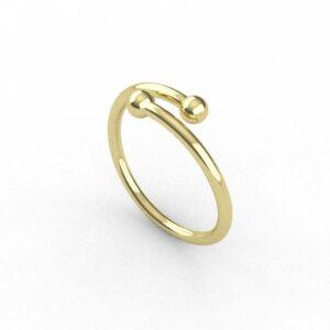 Anello due giallo