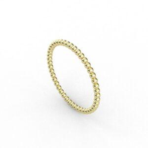 Anello bollicine giallo