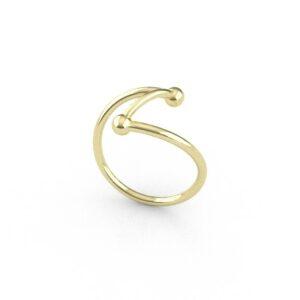 Anello costellazione giallo