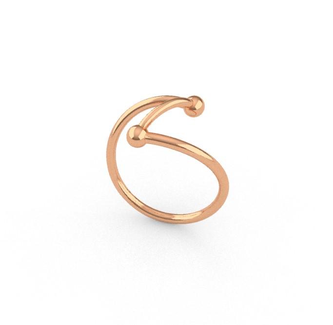 Anello Costellazione in oro rosa