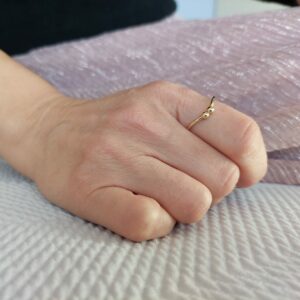 Anello Due a punta in argento - immagine 3